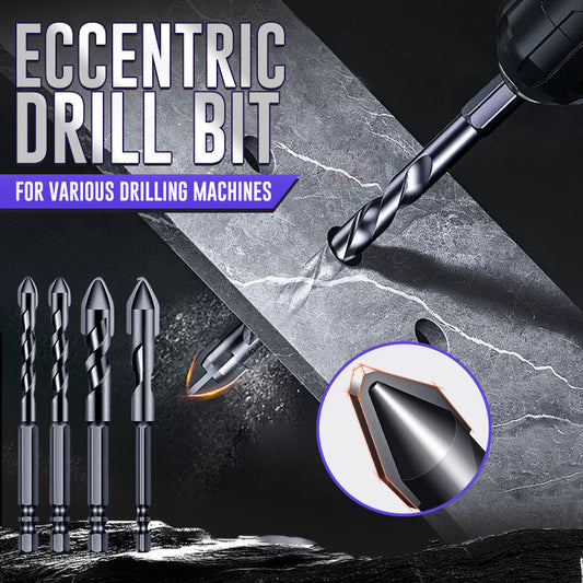 High-strength Eccentric Twist Drill Bit