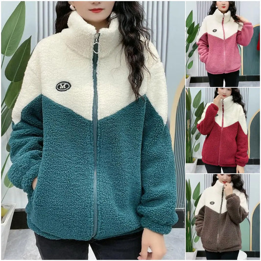 Fashionable and versatile winter comfortable warm jacket