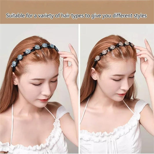 Shiny Rhinestone Headband for Women