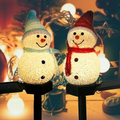 🎄Christmas Sales - Waterproof Solar Snowman Lamp