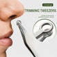 Multifunction Round-tipped Nose Hair Trimming Tweezers
