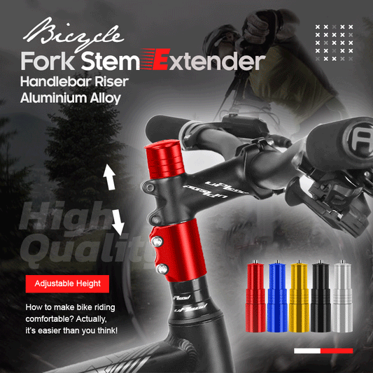 Bicycle Fork Stem Extender Handlebar Riser Aluminium Alloy