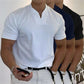 Men Gentlemans Business Short Sleeve Fitness T-shirt(Buy 2 free shipping）
