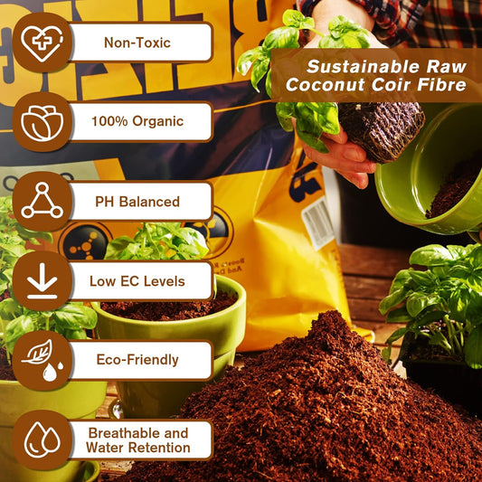 Hot Sale 49% OFF✨ -  Premium Organic Coconut Coir Bricks for Plants