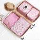 6-piece Portable Luggage Packing Cubes
