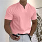 Men Gentlemans Business Short Sleeve Fitness T-shirt(Buy 2 free shipping）
