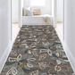 Cut-out 3D carpet with floral flooring