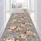 Cut-out 3D carpet with floral flooring