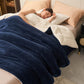 Double Layer Thickened Lamb Plush Blanket