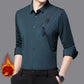 Men's Winter Thickened Warm Long Sleeve Shirt