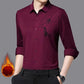 Men's Winter Thickened Warm Long Sleeve Shirt