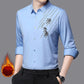 Men's Winter Thickened Warm Long Sleeve Shirt